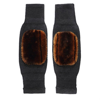 🔥2025 HOT SALE🔥Universal Cold Protection Thickened Faux Furred Knee Pads