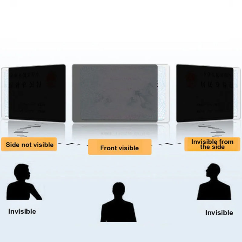 Anti-Peeping Card Sleeve for Information Protection