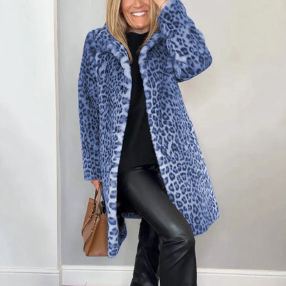 ⏳Time-limited Special⏰Women's Leopard Print Mid-Length Jacket