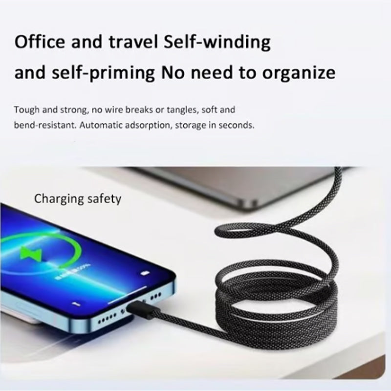 🔋Magnetic Auto Storage Fast Charging Cable for Vehicles⚡