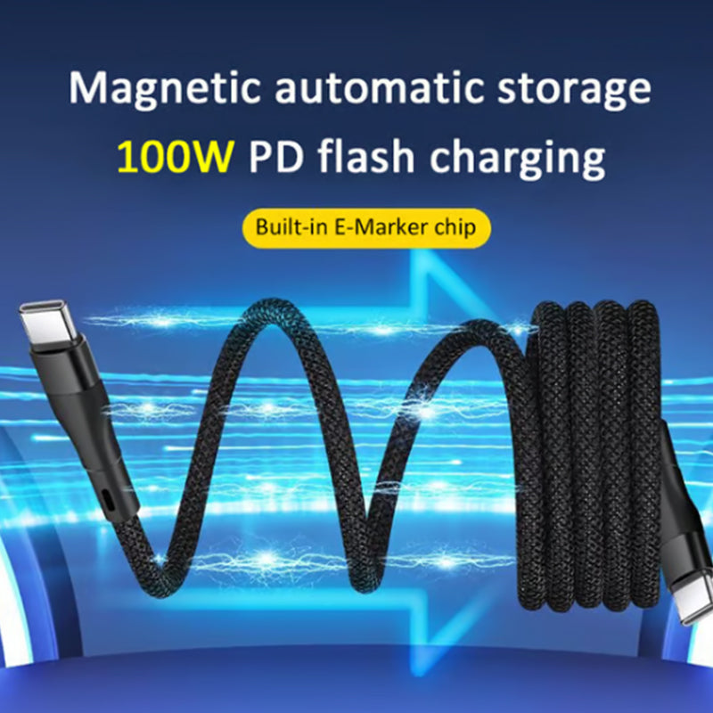 🔋Magnetic Auto Storage Fast Charging Cable for Vehicles⚡