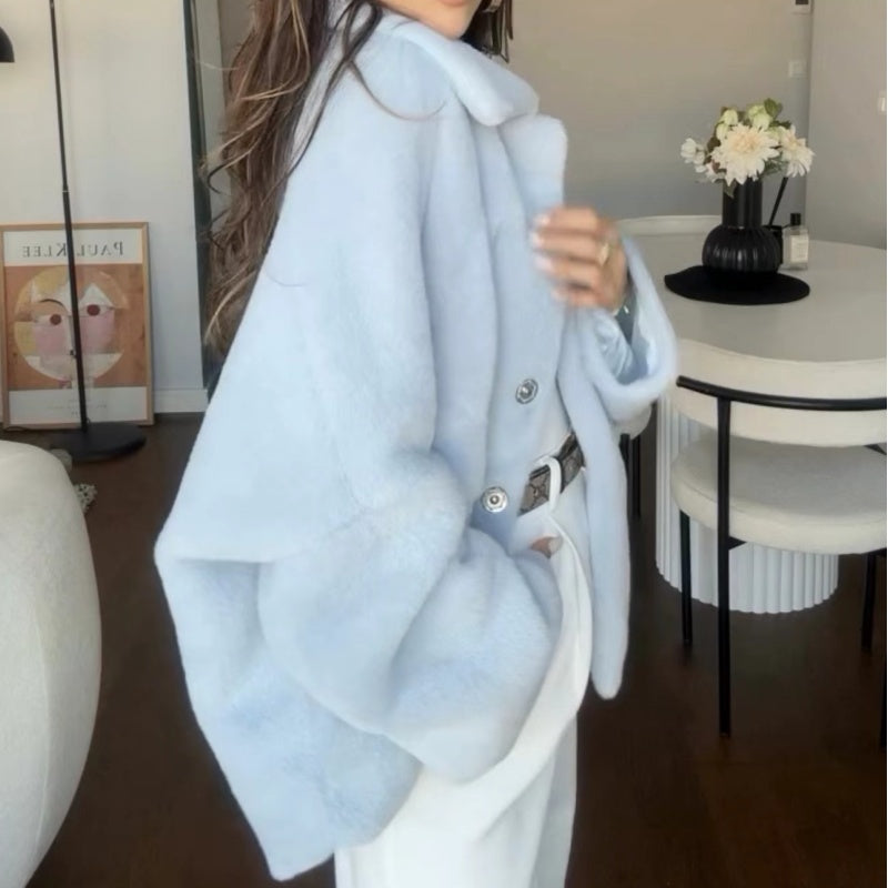 🌹Winter Hot Sale 49% Off🌹Women's Loose Plush Lapel Winter Coat⏰Free Shipping for A Limited Time