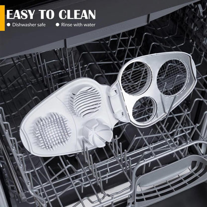 🔥Hot Sale 50% 0FF🔥Multifunctional 3-in-1 Egg Slicer