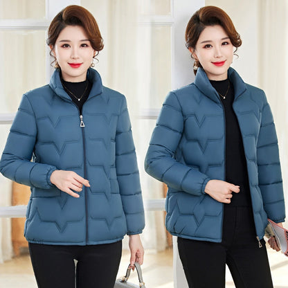 ❄️Winter Specials❄️Women's Warm Stand Collar Quilted Puffer Jacket