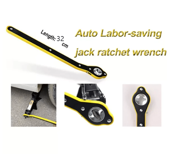 🔥Hot Sale 50% OFF🔧🛞Auto Labor-saving Jack Ratchet Wrench