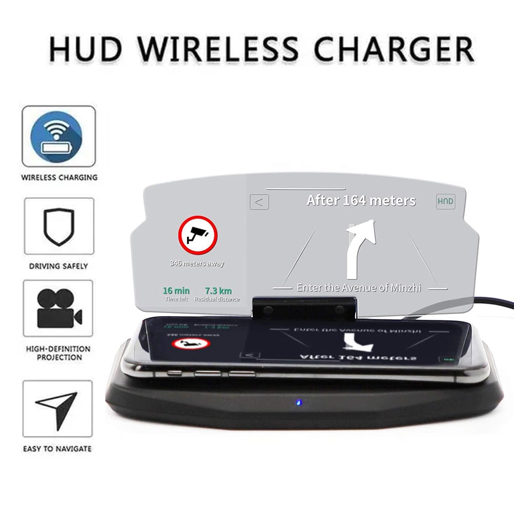 ⚡Limit Time 50% OFF🚗THE BEST HEAD-UP DISPLAY +🔋WIRELESS CHARGER