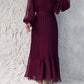 🎅Xmas Sales - 50% OFF🎄Sophisticated long pleated dress