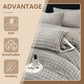 Winter Fluffy Plush Milk Velvet Comforter Set