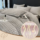 Winter Fluffy Plush Milk Velvet Comforter Set