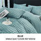 Winter Fluffy Plush Milk Velvet Comforter Set