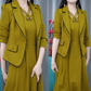 🎉Happy New Year! 50% OFF 🛍️Women’s Fashion Blazer and Sleeveless Dress 2 Piece Set