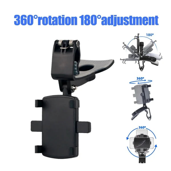 🔥Hot Sale🔥Multifunctional Dashboard Clip-on Car Phone Holder