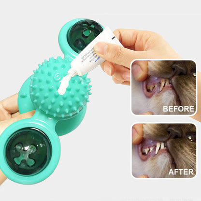 [pets gift] Rotary Windmill Cat Toys with Catnip