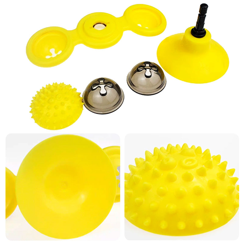 [pets gift] Rotary Windmill Cat Toys with Catnip