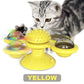 [pets gift] Rotary Windmill Cat Toys with Catnip