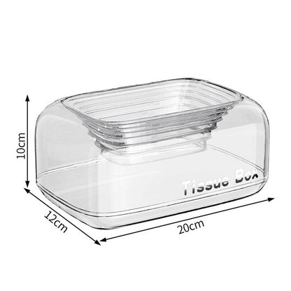 🔥Purchase for £9.90✨Household Creative Transparent Tissue Box