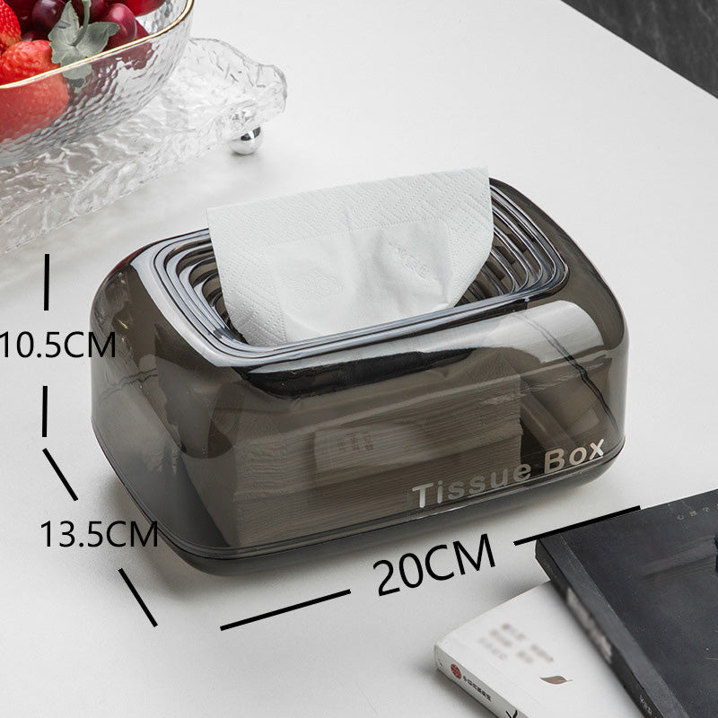 🔥Purchase for £9.90✨Household Creative Transparent Tissue Box