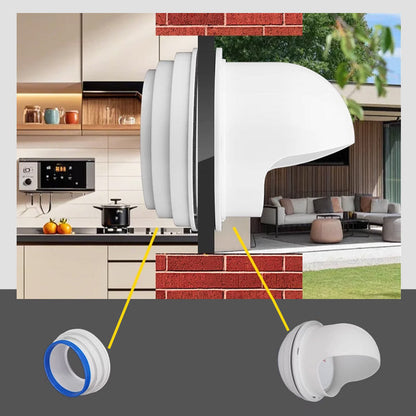 Through Glass Wall Range Hood Check Valve