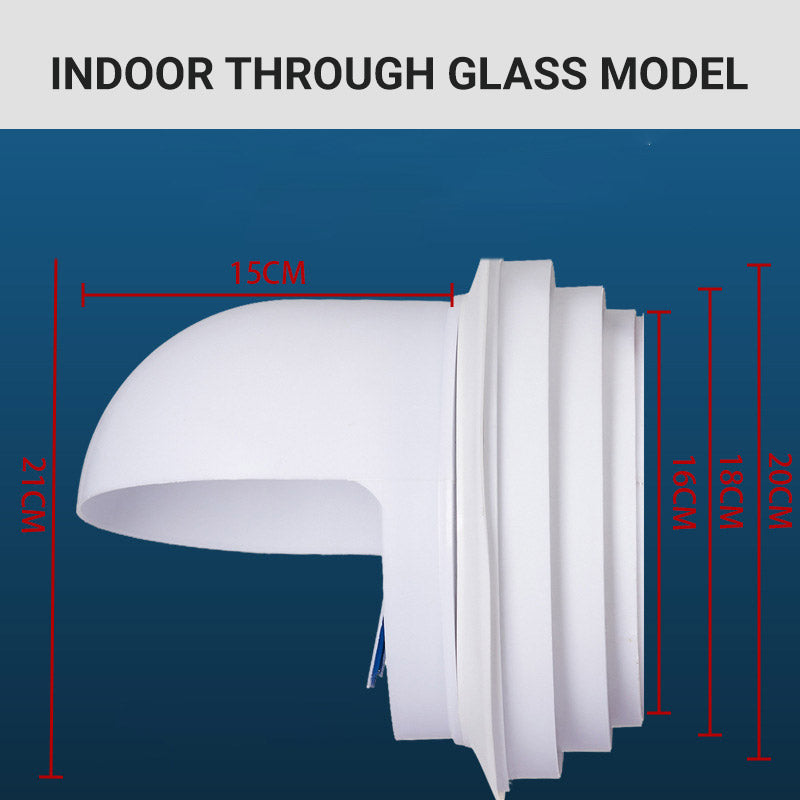 Through Glass Wall Range Hood Check Valve
