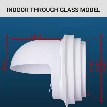 Through Glass Wall Range Hood Check Valve