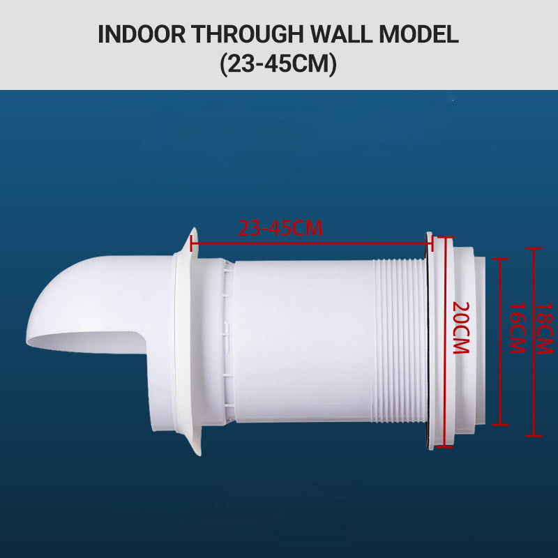 Through Glass Wall Range Hood Check Valve