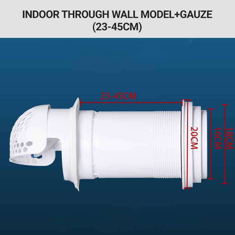 Through Glass Wall Range Hood Check Valve