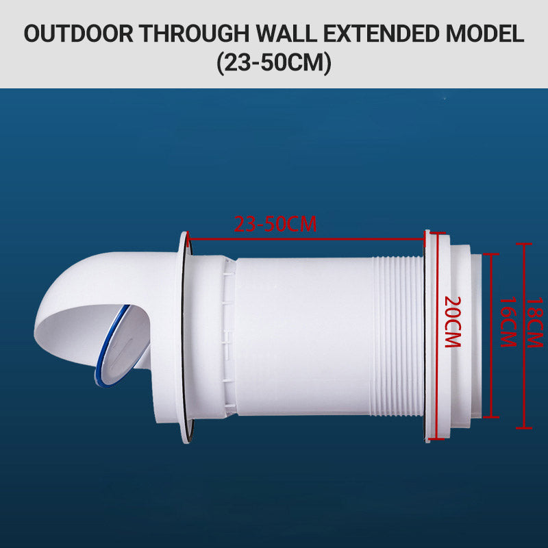 Through Glass Wall Range Hood Check Valve