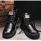 🔥New Year Hot Sale🔥Vintage PU leather lace-up boots for men