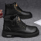 🔥New Year Hot Sale🔥Vintage PU leather lace-up boots for men