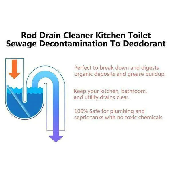 🔥Vente chaude de Noël - Bâtonnets déboucheurs de canalisations