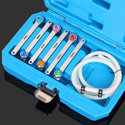 🔥Hot Sale🔥7-12mm Brake Bleeder Wrench Set with Silicone Hose（50% OFF）
