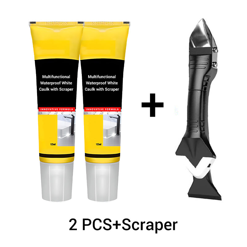 Multifunctional Waterproof White Caulk with Scraper