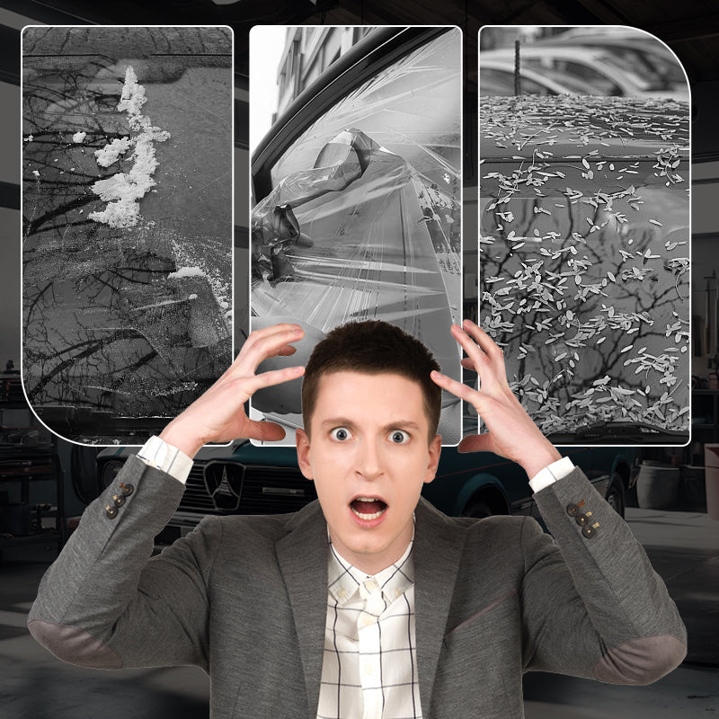 Poudre de polissage en verre de voiture puissante