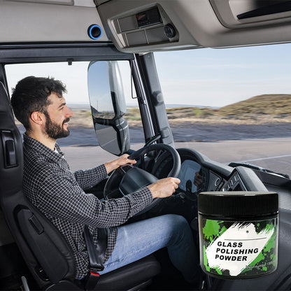 Poudre de polissage en verre de voiture puissante