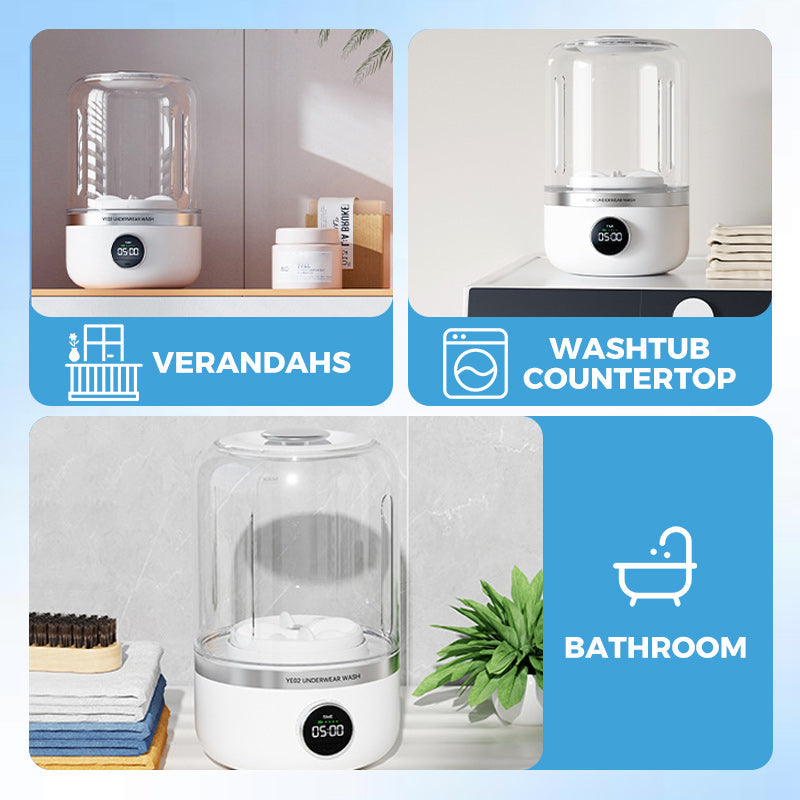 Portable Rechargeable Mini Washing Machine for Underwear