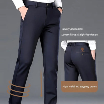 Men's High-Waisted Stretch Wrinkle-Resistant Pants