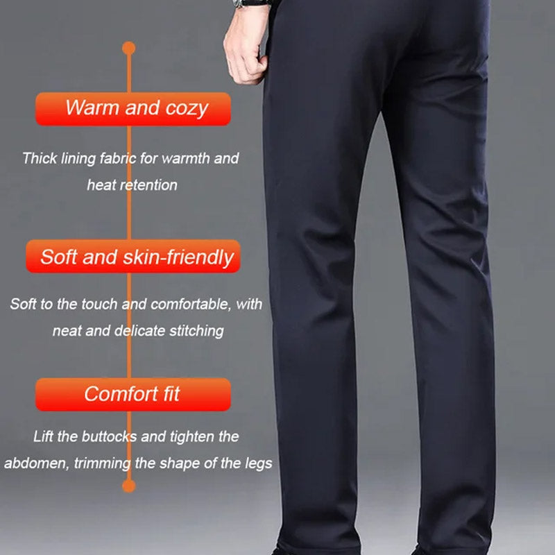 Men's High-Waisted Stretch Wrinkle-Resistant Pants