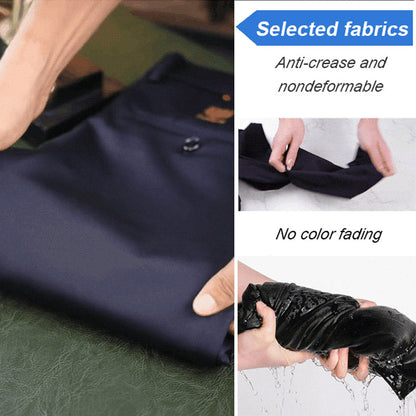 Men's High-Waisted Stretch Wrinkle-Resistant Pants