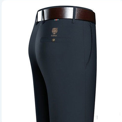 Men's High-Waisted Stretch Wrinkle-Resistant Pants