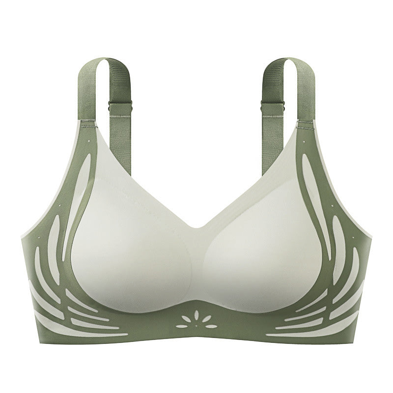 ✨Soutien-gorge push-up froncé à blocs de couleurs et non marquant