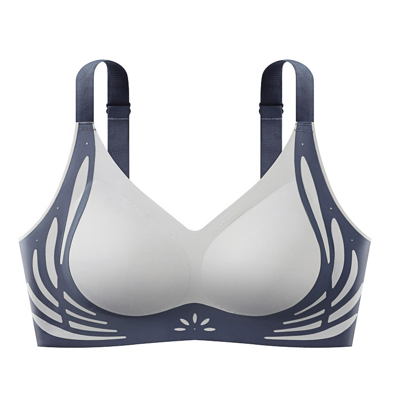 ✨Soutien-gorge push-up froncé à blocs de couleurs et non marquant