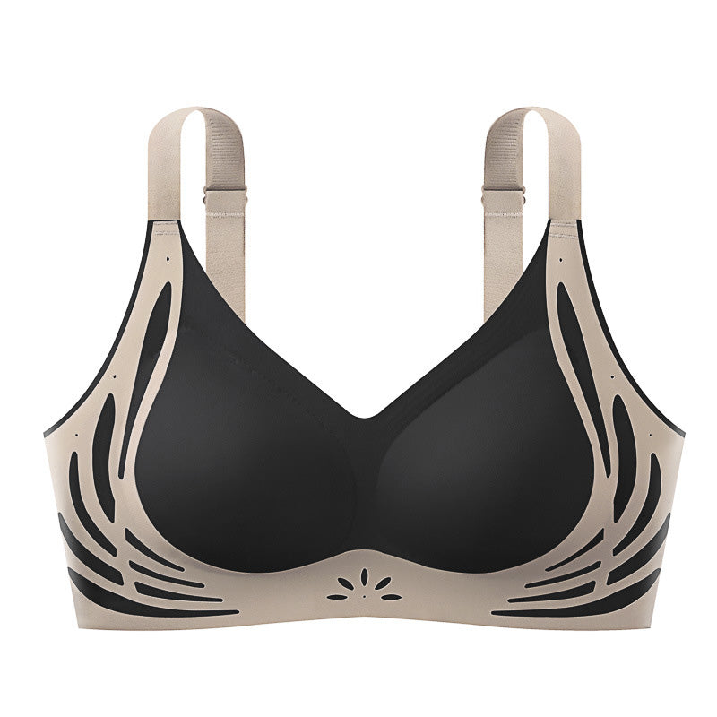 ✨Soutien-gorge push-up froncé à blocs de couleurs et non marquant