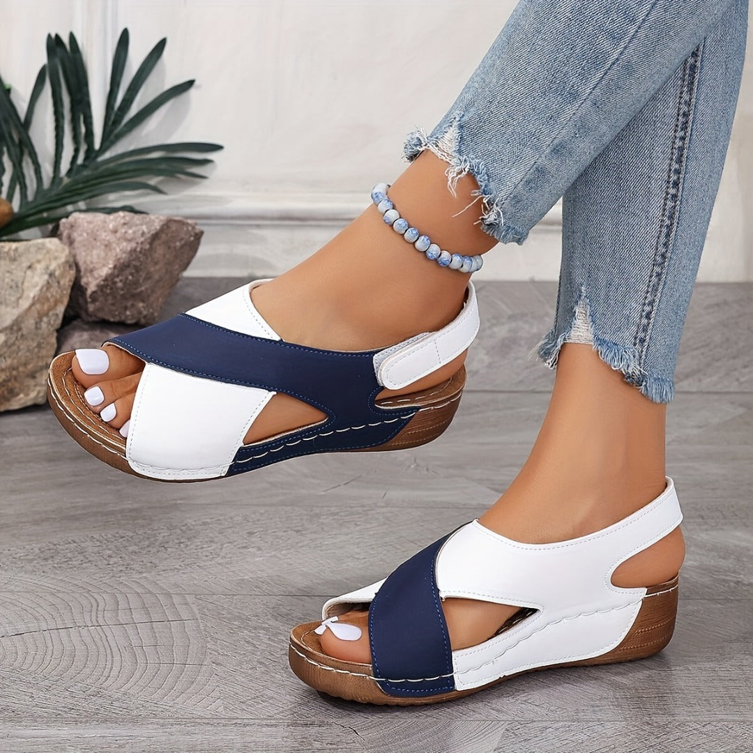 🔥Promotion du dernier jour -44% de réduction 🏖️- Sandales orthopédiques à talon incliné ultra confortables pour femmes