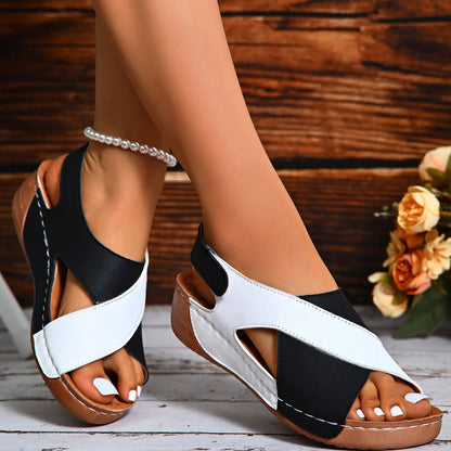 🔥Promotion du dernier jour -44% de réduction 🏖️- Sandales orthopédiques à talon incliné ultra confortables pour femmes