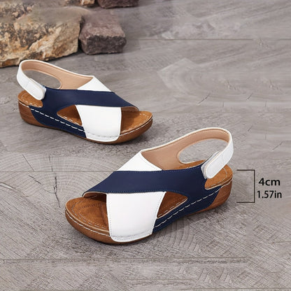🔥Promotion du dernier jour -44% de réduction 🏖️- Sandales orthopédiques à talon incliné ultra confortables pour femmes