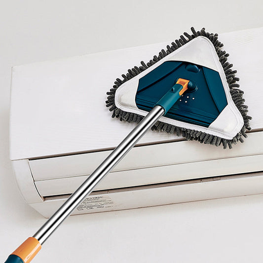 🔥Hot Sale 50% Off 💕 Multi-purpose Telescopic Pole 360° Rotatable Triangle Water Absorbing Dust Mop