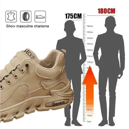 ☄️Offres spéciales du printemps🎉Chaussures de marche décontractées antidérapantes à semelle épaisse pour hommes