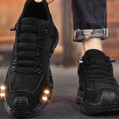 ☄️Offres spéciales du printemps🎉Chaussures de marche décontractées antidérapantes à semelle épaisse pour hommes
