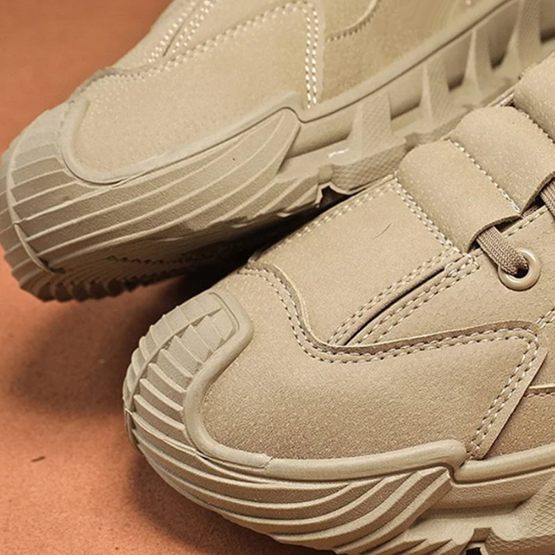 ☄️Offres spéciales du printemps🎉Chaussures de marche décontractées antidérapantes à semelle épaisse pour hommes