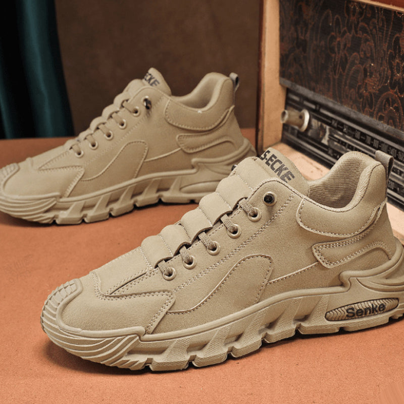 ☄️Offres spéciales du printemps🎉Chaussures de marche décontractées antidérapantes à semelle épaisse pour hommes
